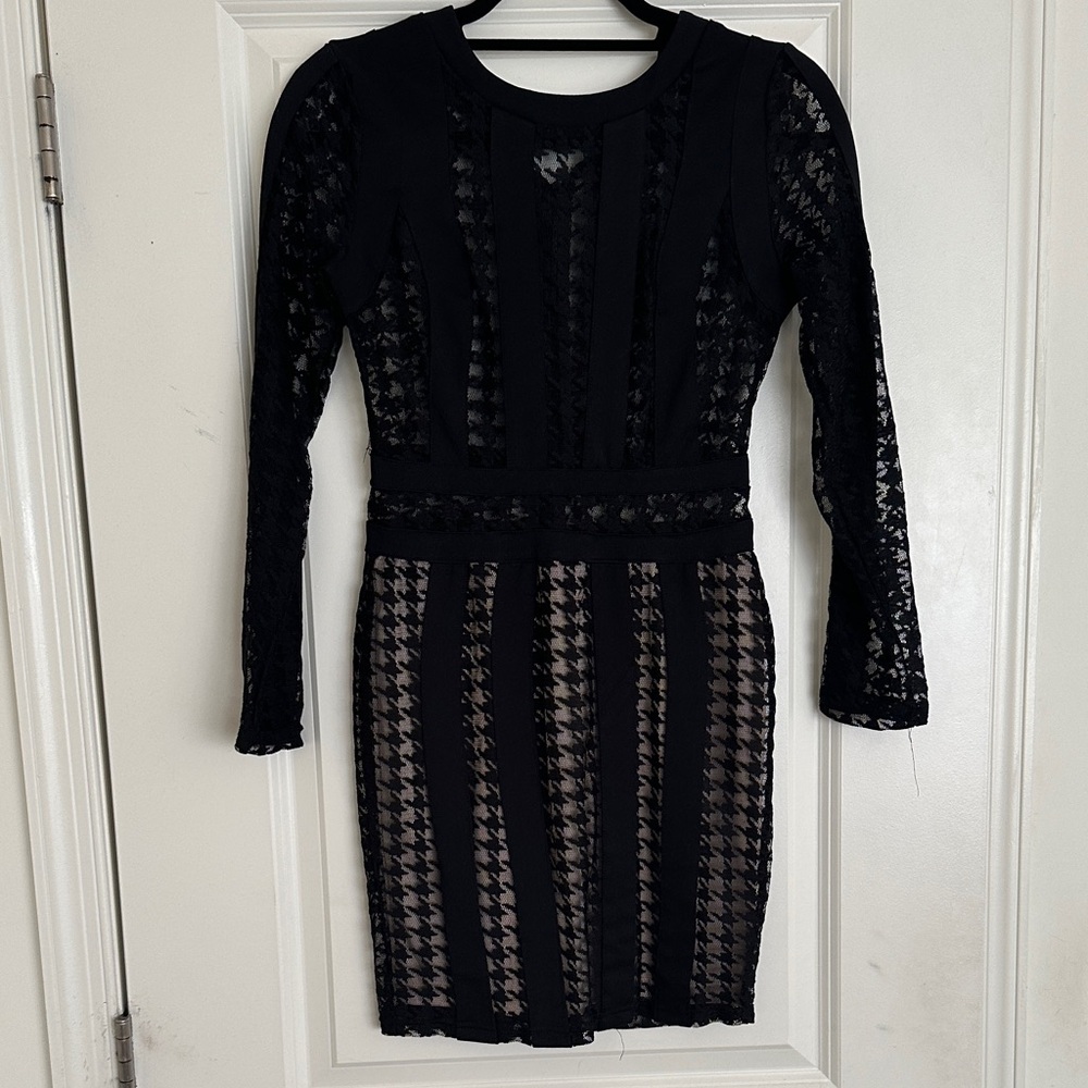 Elegant Black Lace Dress